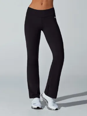 Running Bare Womens High Rise Jazz Pant Basics Black