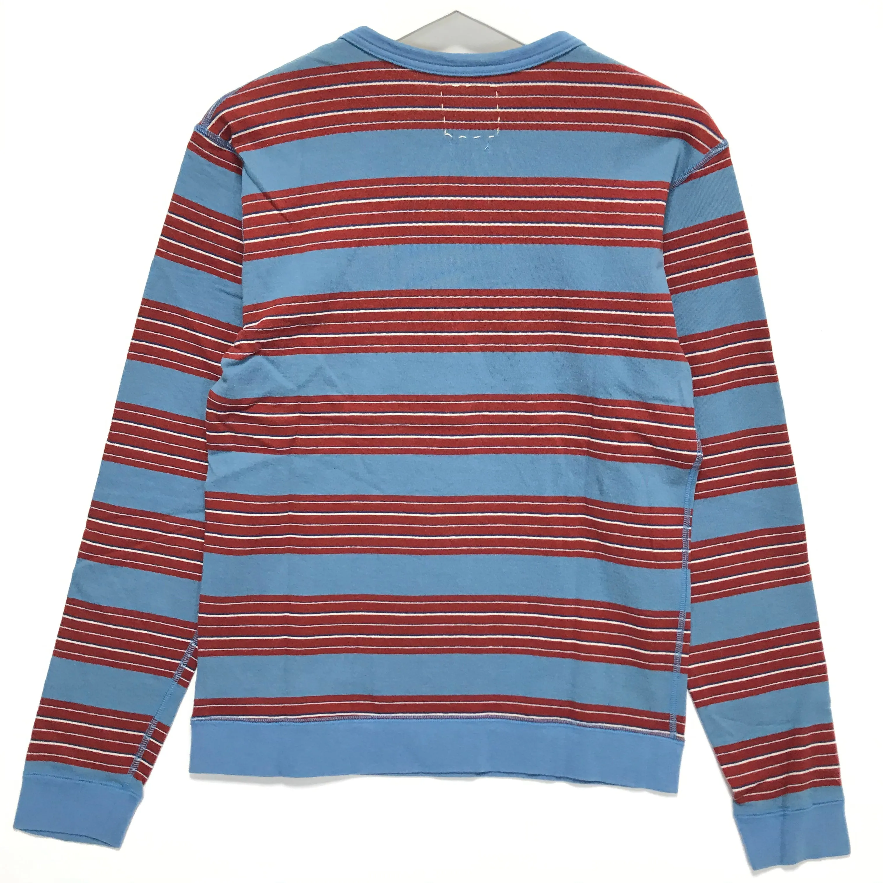 [S] DS! Visvim 11AW Antique Border Crew L/S Sweatshirt