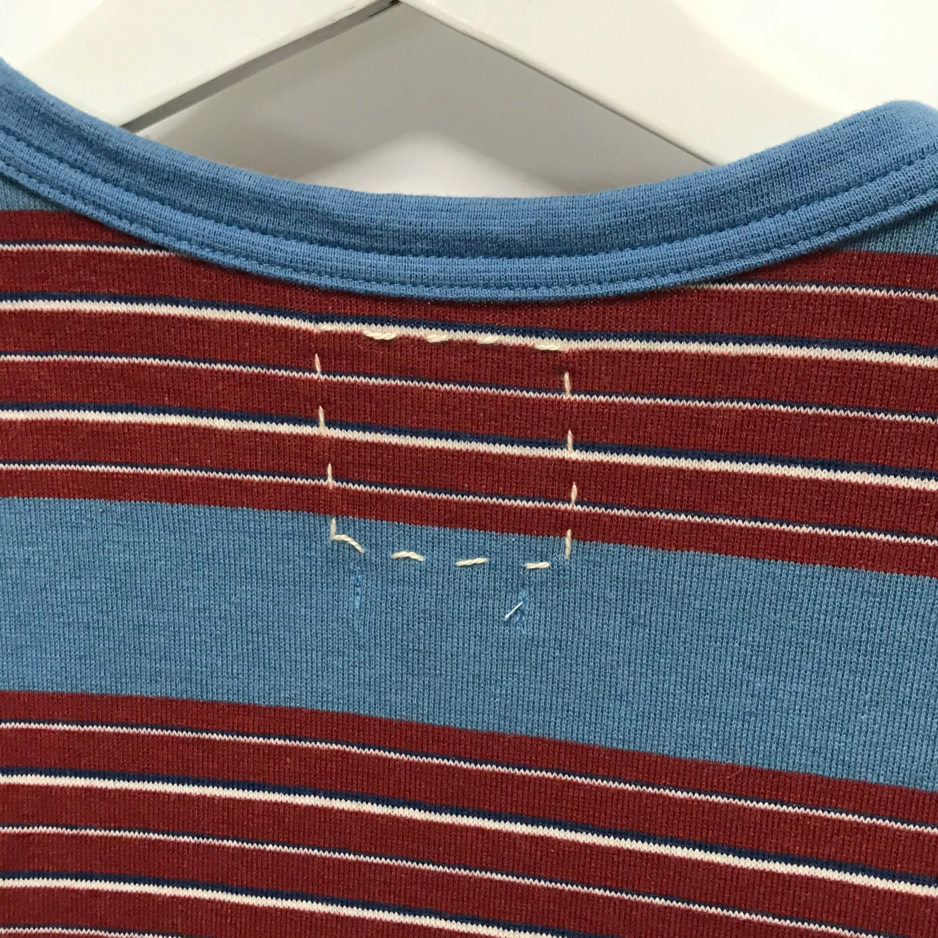 [S] DS! Visvim 11AW Antique Border Crew L/S Sweatshirt