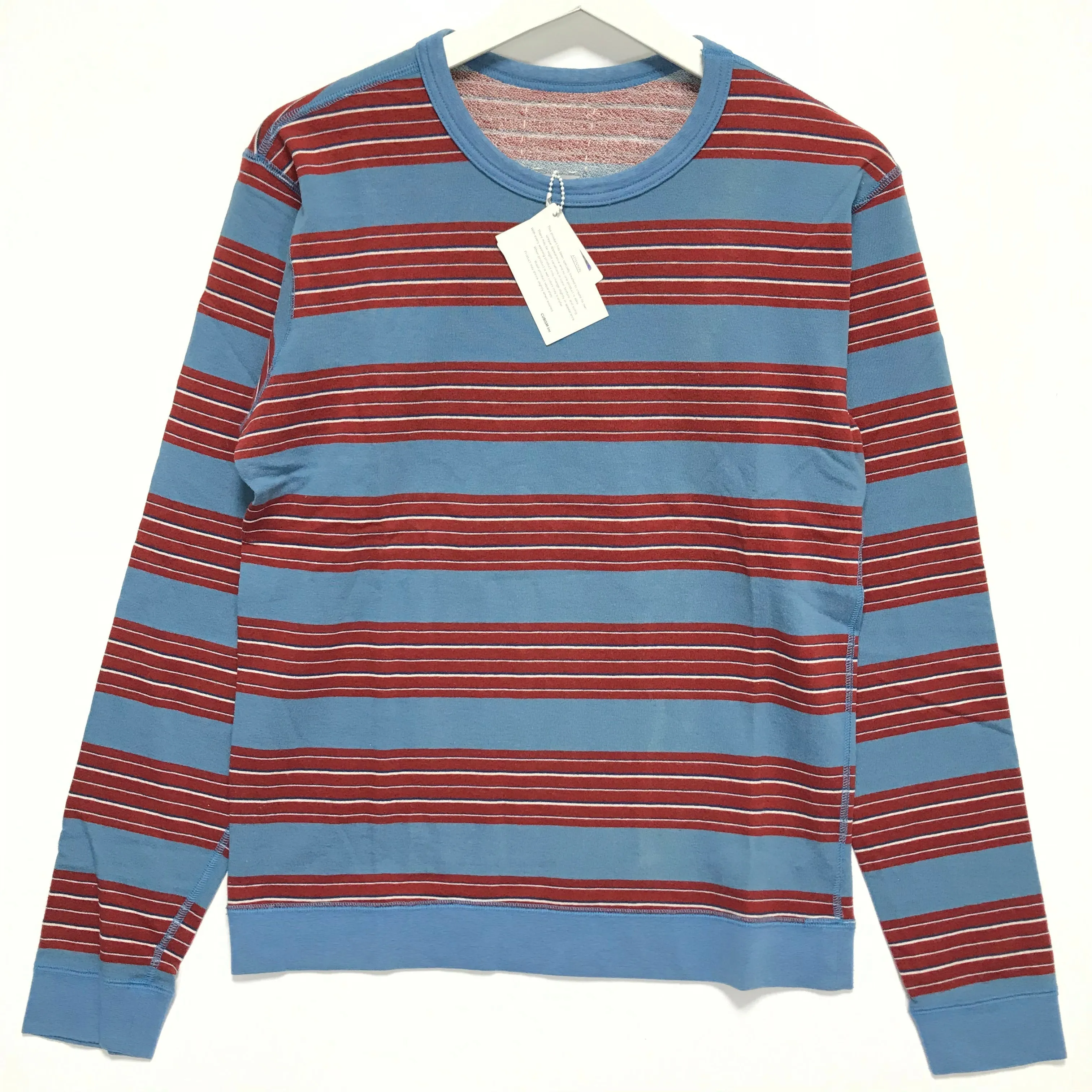 [S] DS! Visvim 11AW Antique Border Crew L/S Sweatshirt