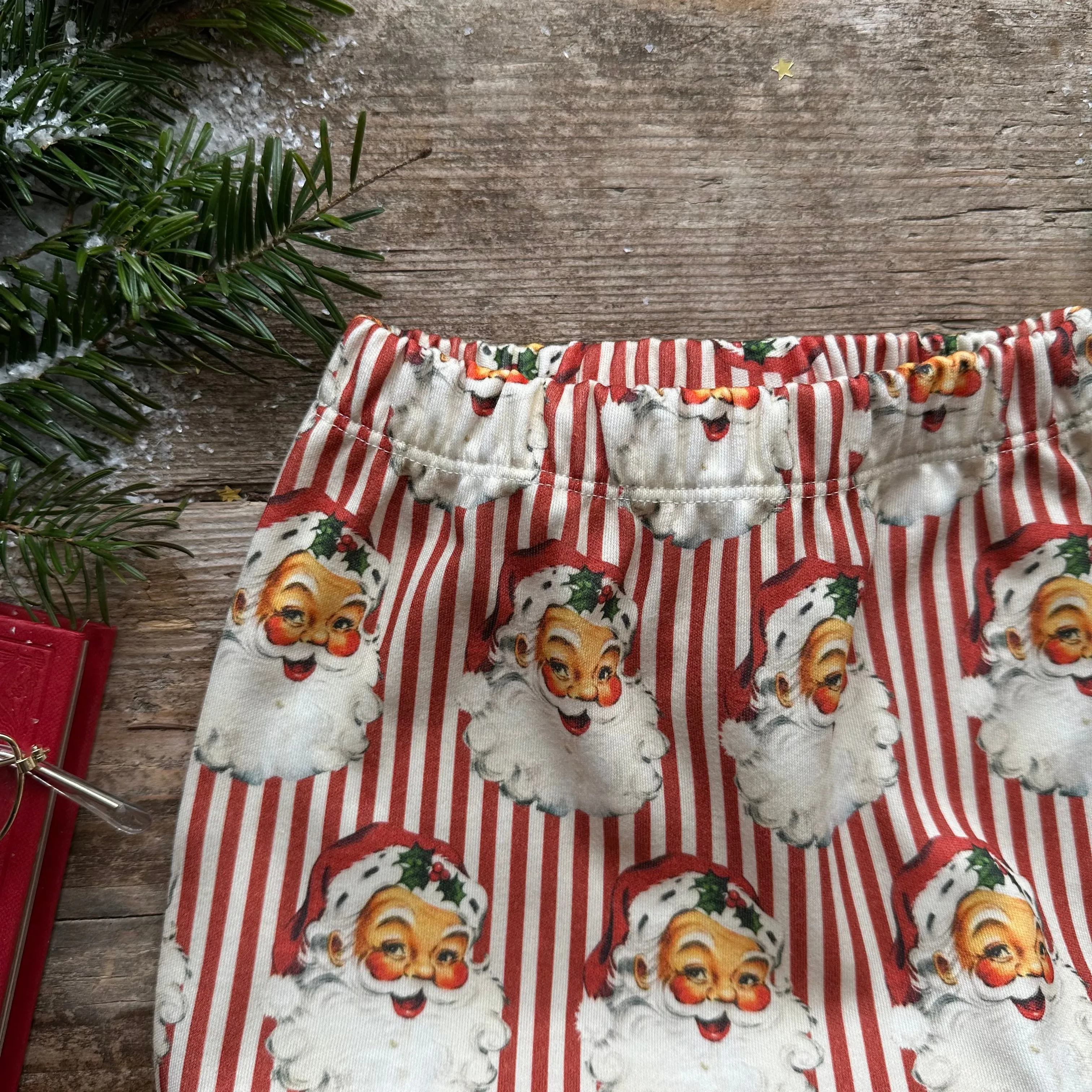 Santa Stripe Harem Leggings | Ready To Post