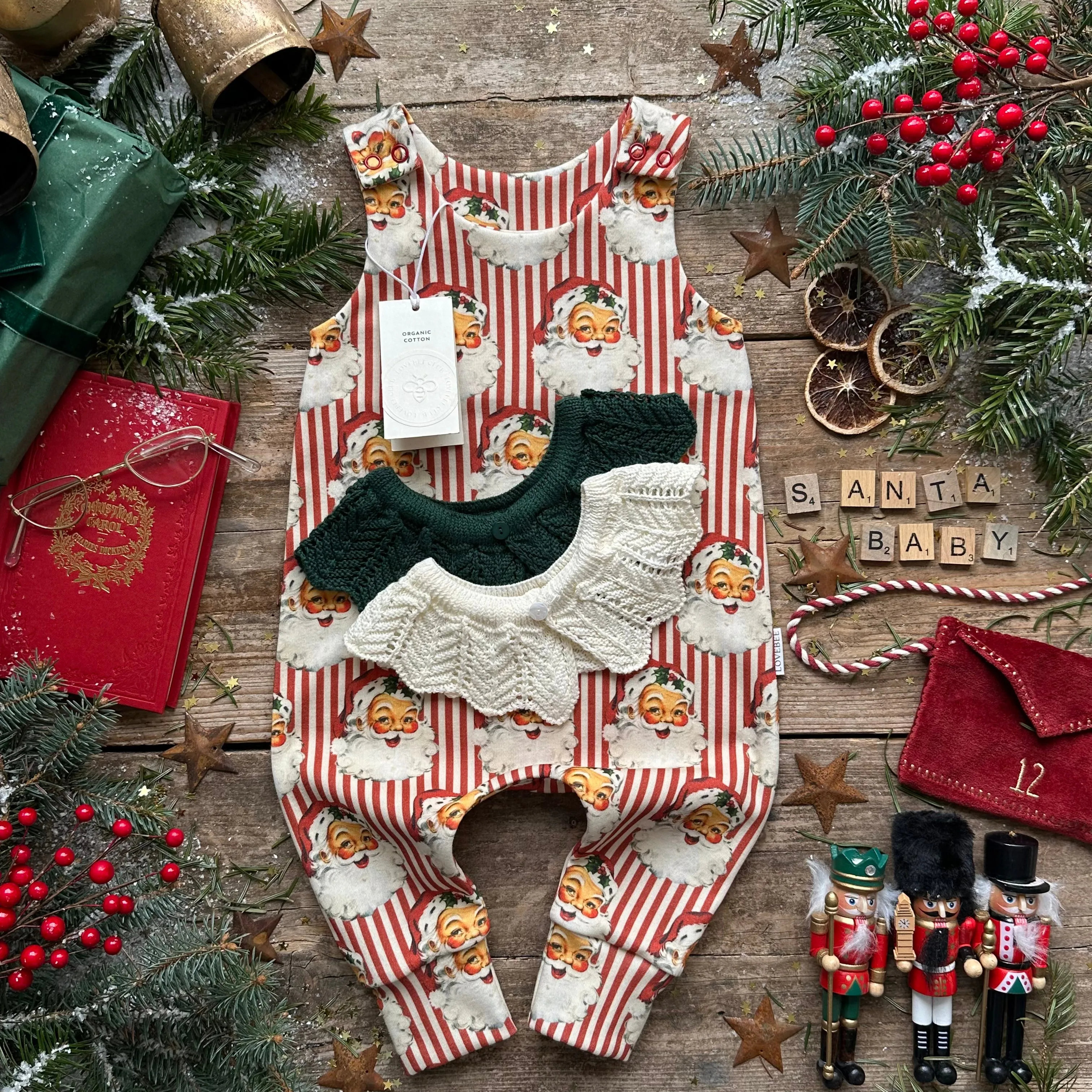 Santa Stripe Harem Leggings | Ready To Post
