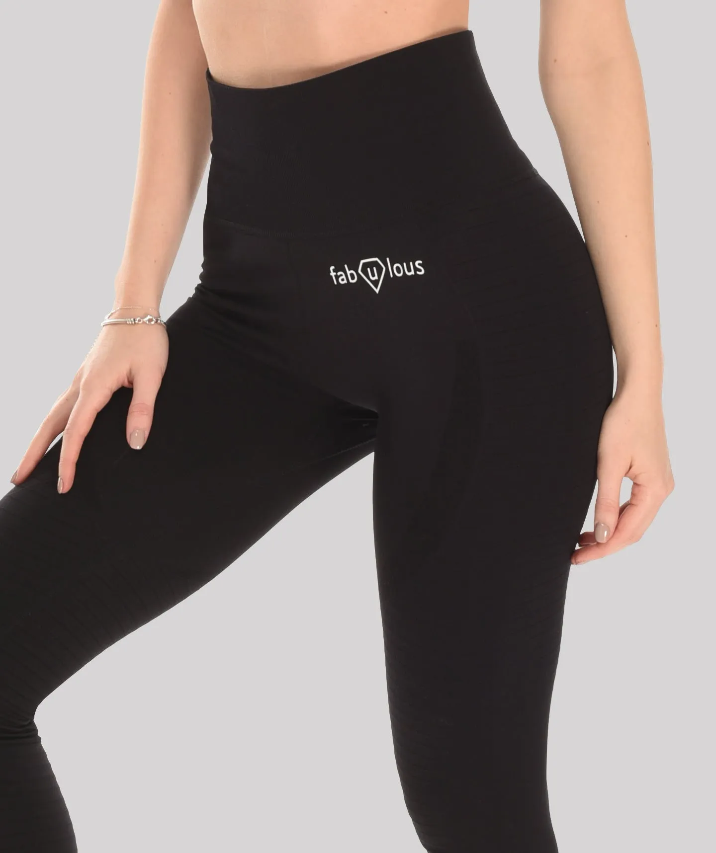 Sarafinna Leggings High Waist Coal Black