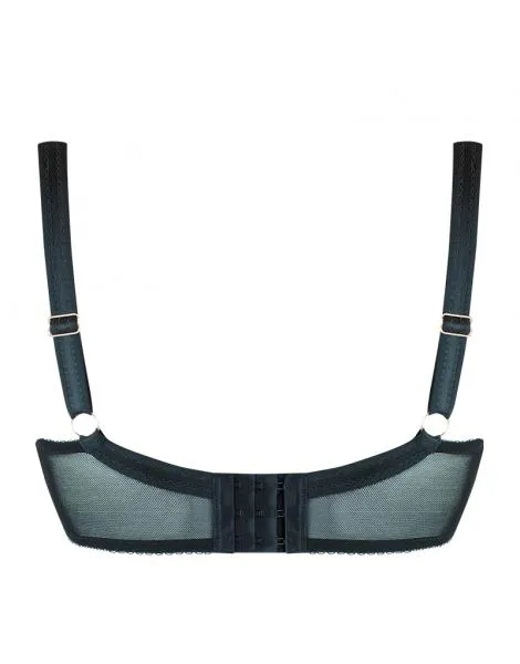 Scantilly Unzipped Plunge Bra - Black -