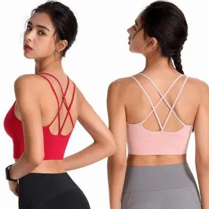 Seamless High Impact Cross Back Sport Bra
