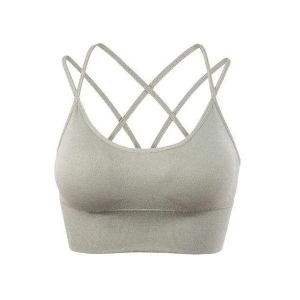 Seamless High Impact Cross Back Sport Bra