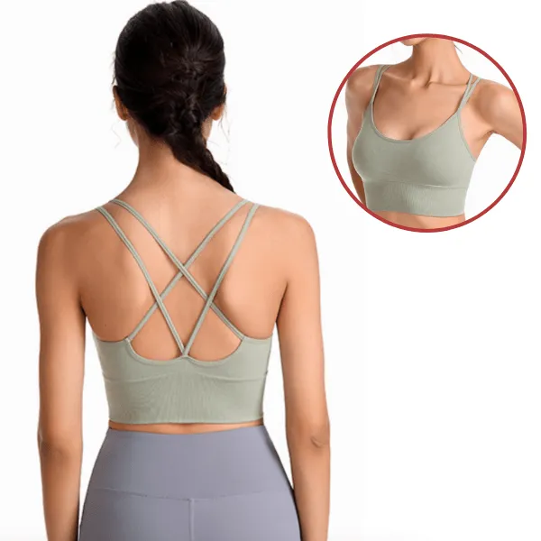 Seamless High Impact Cross Back Sport Bra