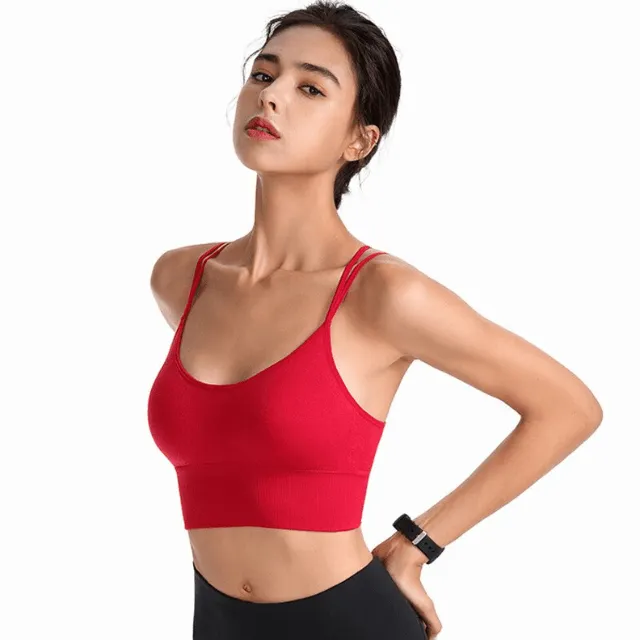 Seamless High Impact Cross Back Sport Bra