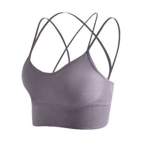 Seamless High Impact Cross Back Sport Bra