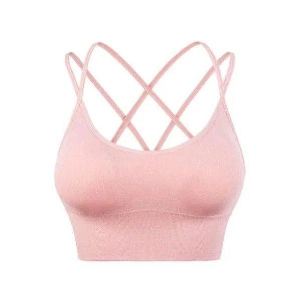 Seamless High Impact Cross Back Sport Bra