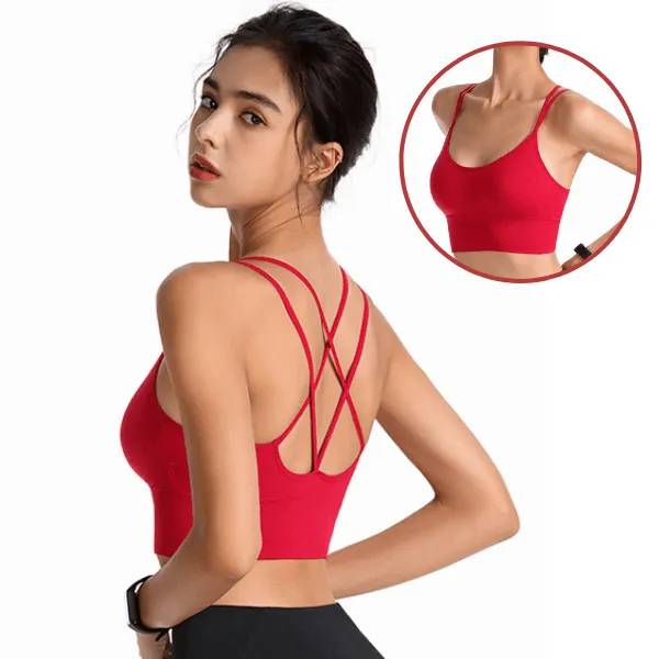 Seamless High Impact Cross Back Sport Bra