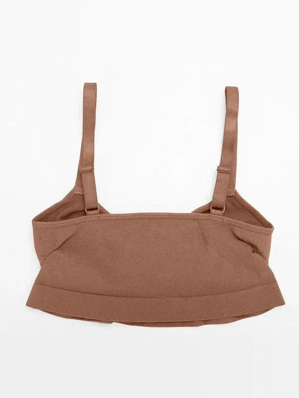 Seamless Non Wired Pushup High Support Bra With Adjustable Straps