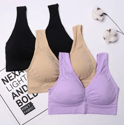Seamless Push Up Bra 3 Pcs Set