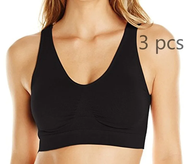 Seamless Push Up Bra 3 Pcs Set