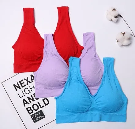 Seamless Push Up Bra 3 Pcs Set