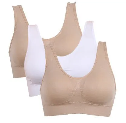 Seamless Push Up Bra 3 Pcs Set