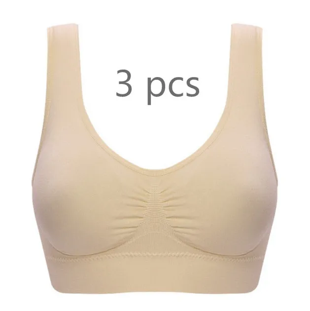 Seamless Push Up Bra 3 Pcs Set