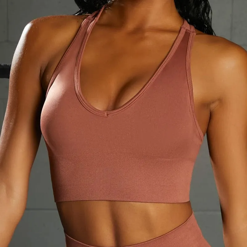 Seamless Workout Compression Outfit