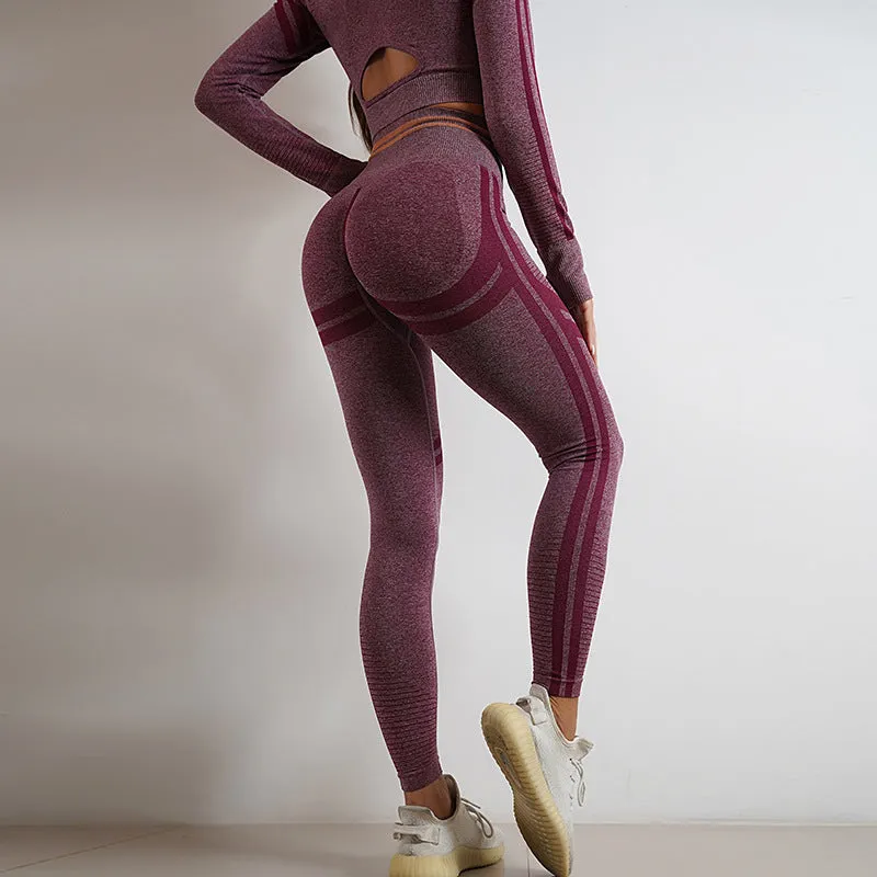 Seamless Yoga Pants & Tops Set
