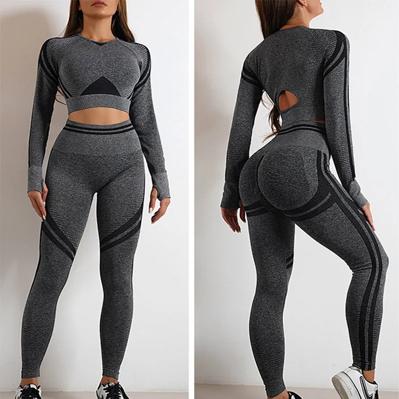 Seamless Yoga Pants & Tops Set