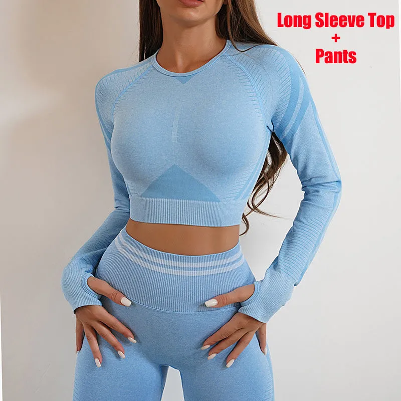 Seamless Yoga Pants & Tops Set