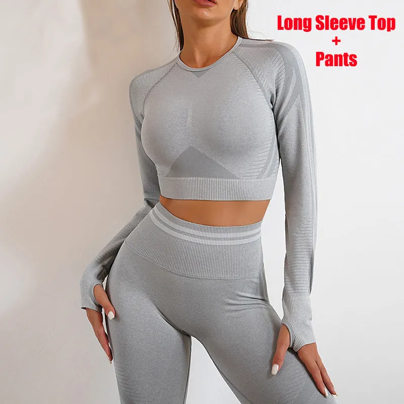 Seamless Yoga Pants & Tops Set