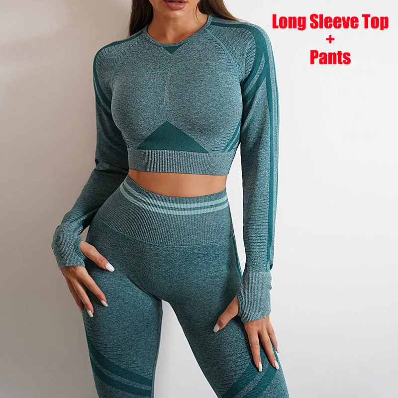 Seamless Yoga Pants & Tops Set
