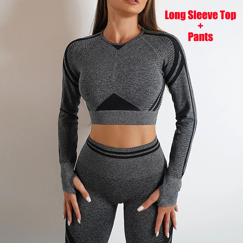Seamless Yoga Pants & Tops Set