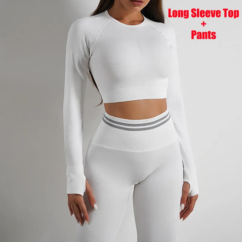 Seamless Yoga Pants & Tops Set