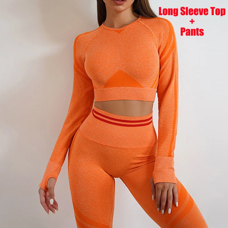 Seamless Yoga Pants & Tops Set