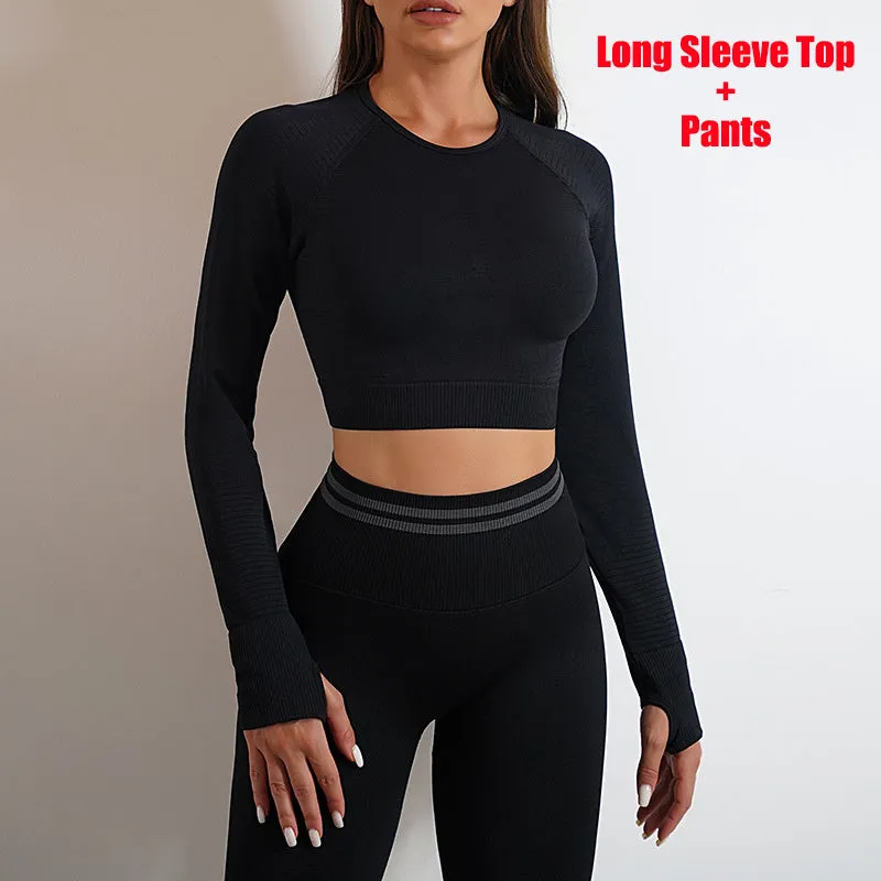 Seamless Yoga Pants & Tops Set