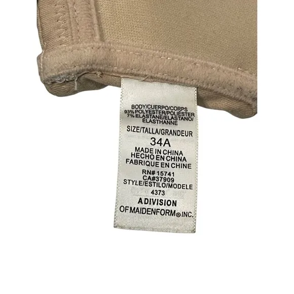 Set Of 7 Maidenform 34A Womens Seamless Bras In Neutral Colors