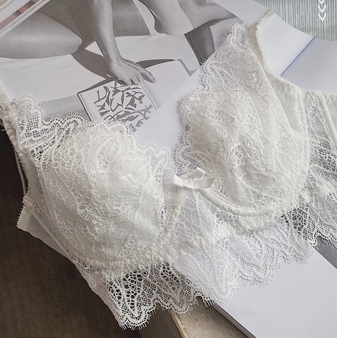 Sexy Lace Ultra-Thin Support Bra 32B to 38D