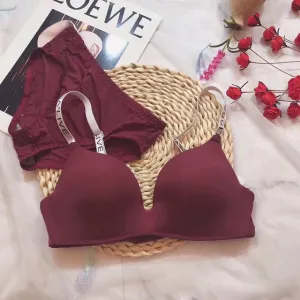 Sexy Lingerie Adjustable Push Up Comfort Wireless Bras
