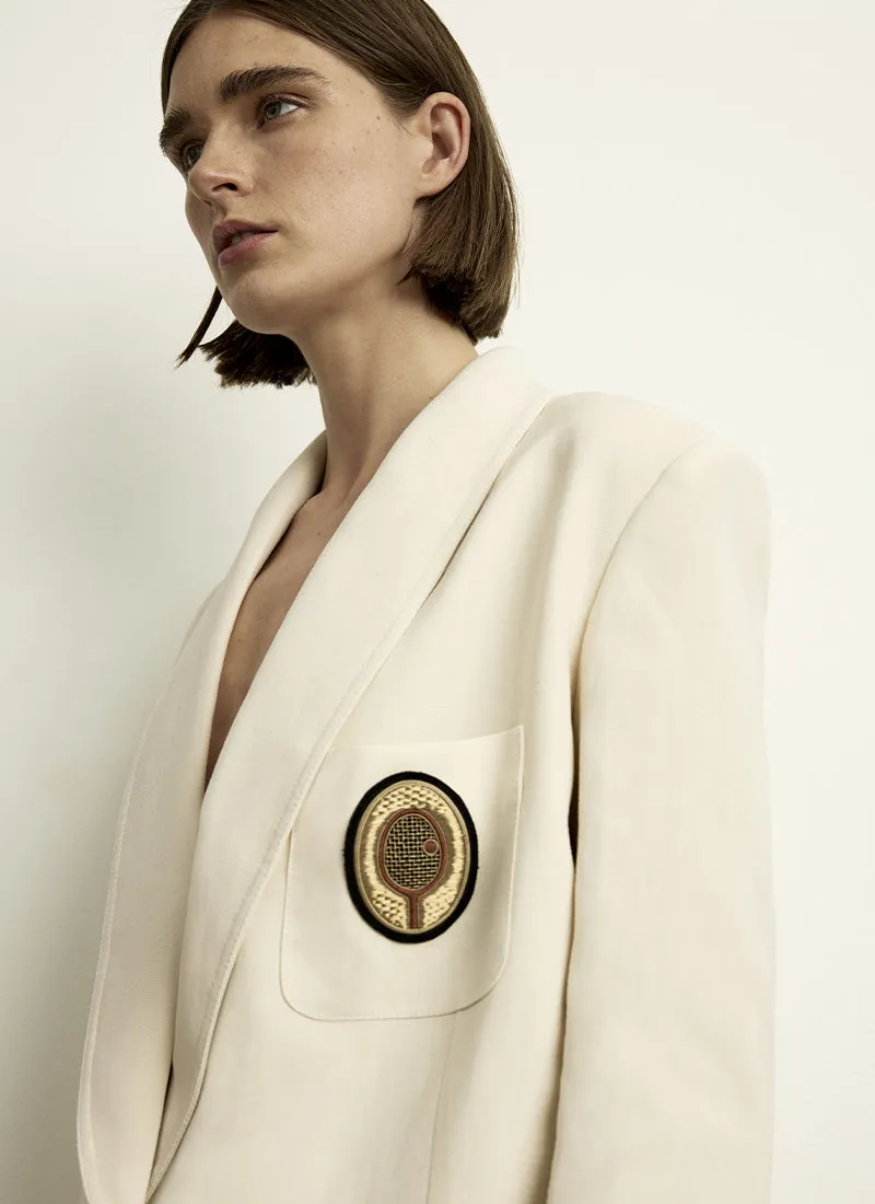 Shawl Collar Oversized Blazer