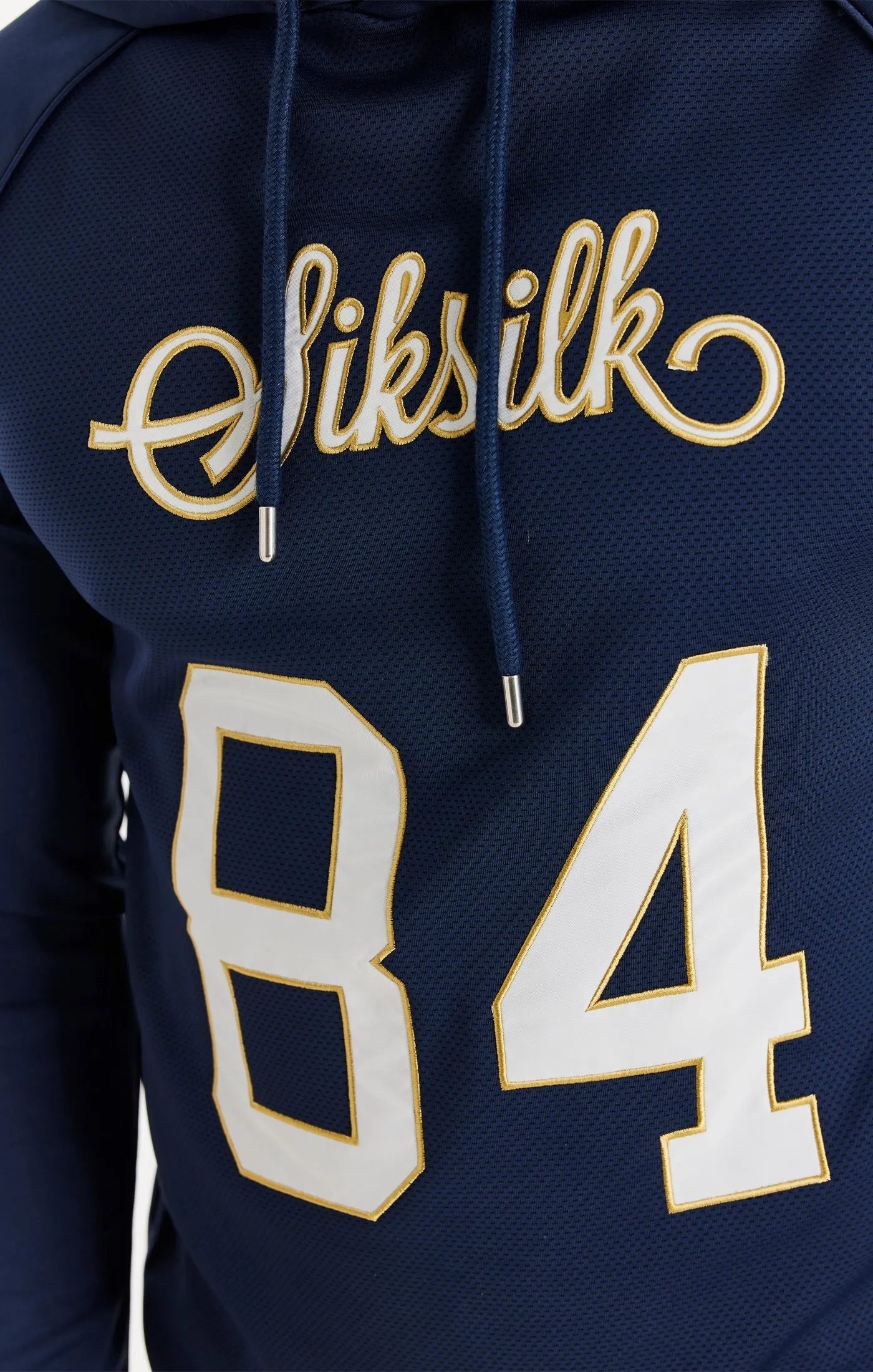 Sik Silk Ss-20628 Retro Sports Hoodie Navy