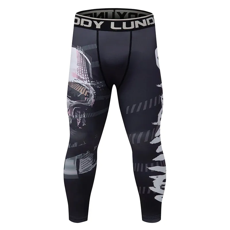 Skull Compression 'Castle' Compression Leggings Spats