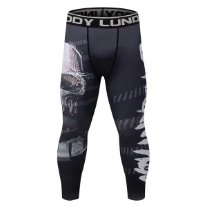 Skull Compression 'Castle' Compression Leggings Spats