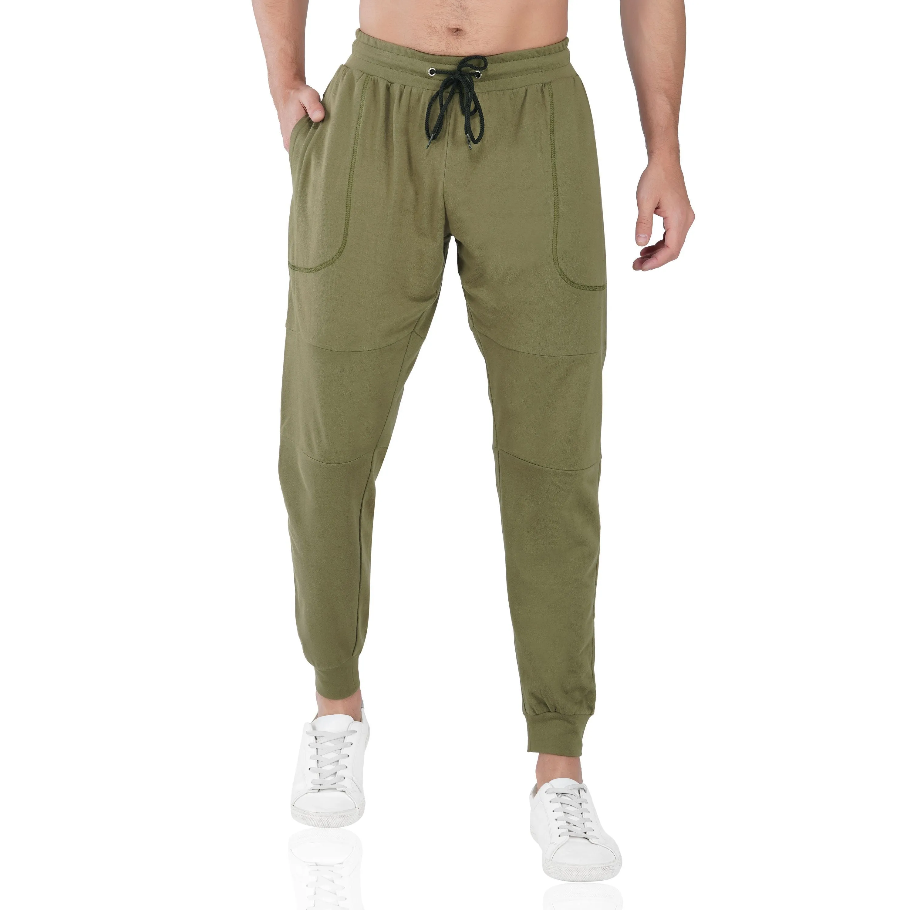 SLAY. Men's Olive Green Joggers