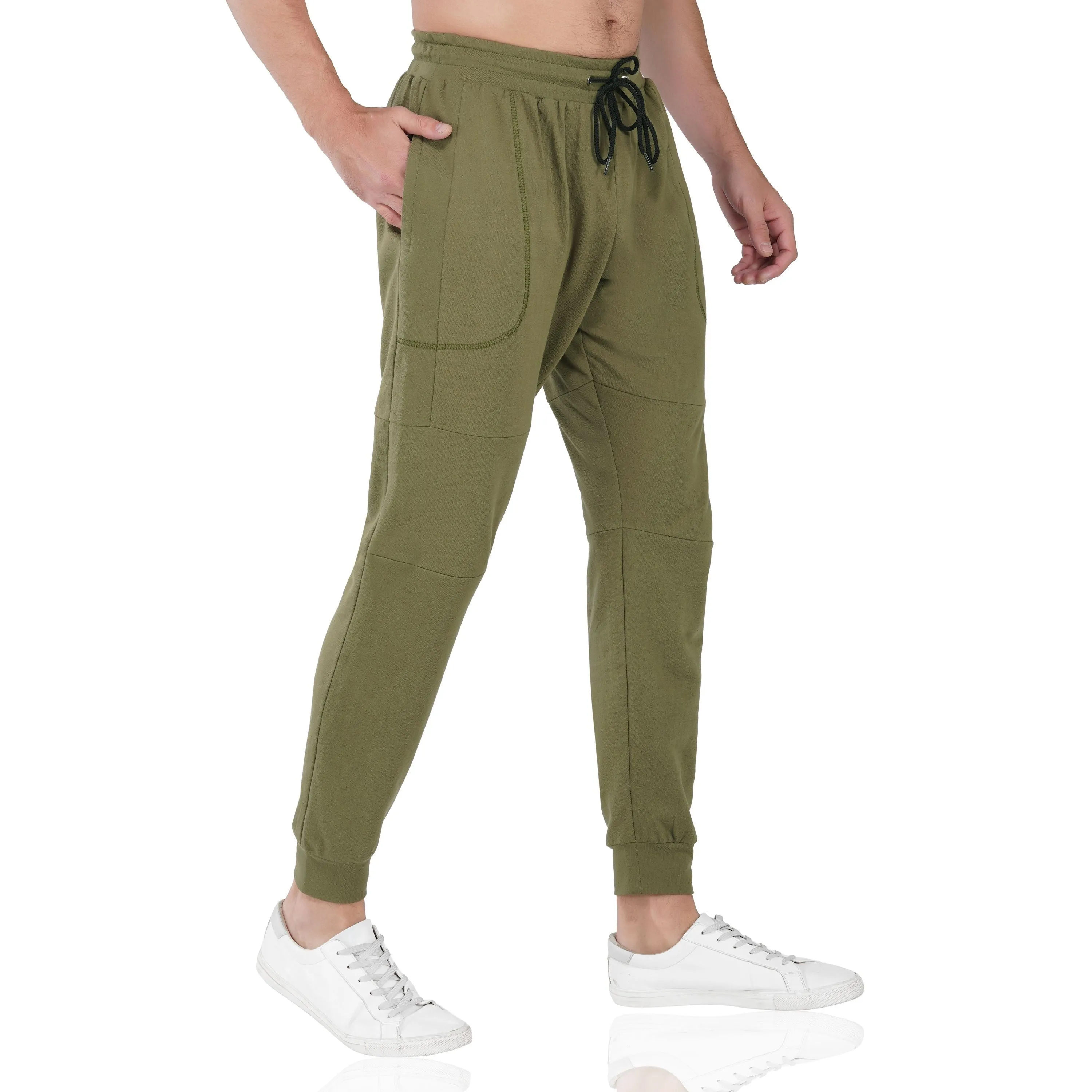 SLAY. Men's Olive Green Joggers