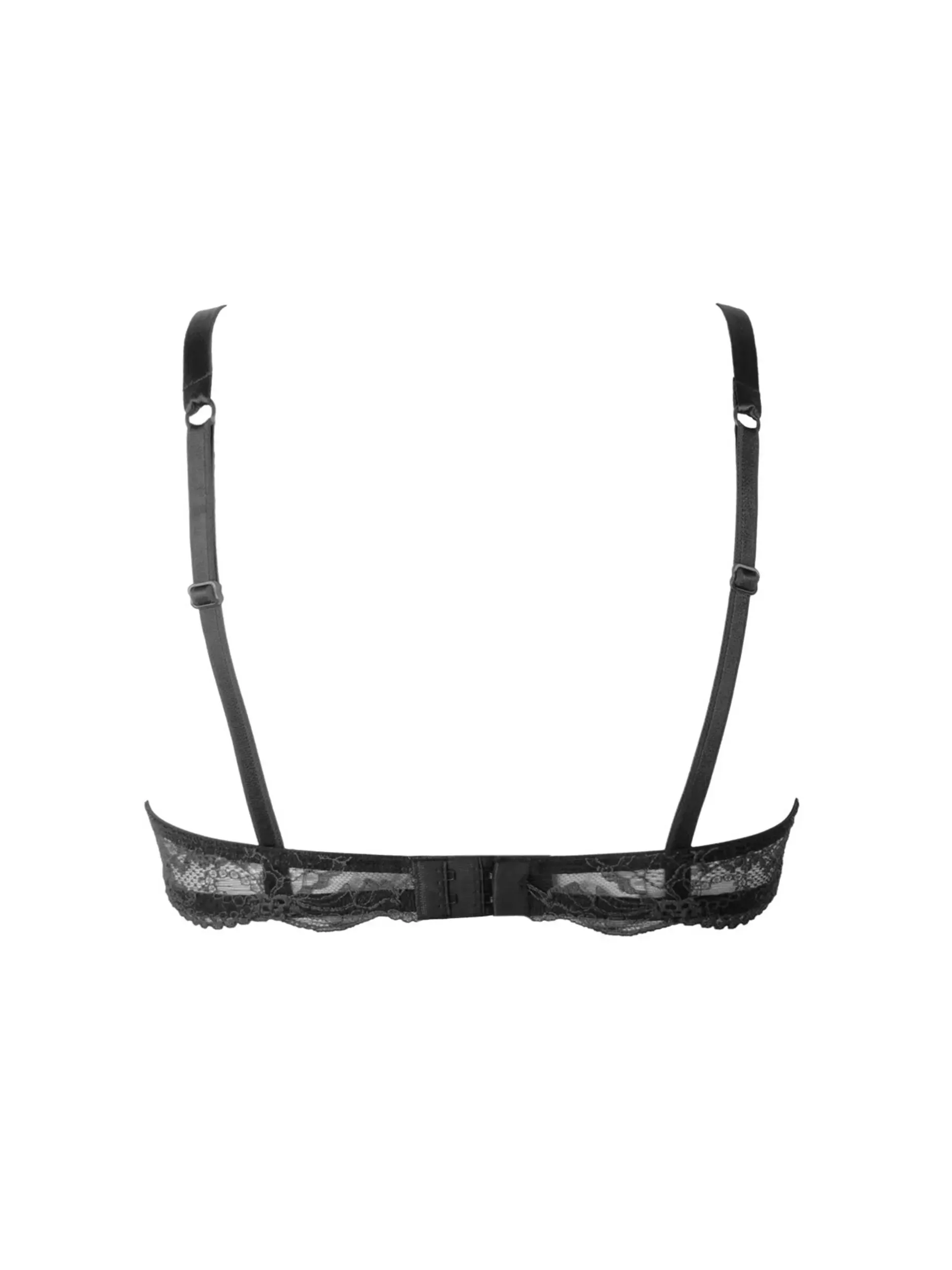 Soir De Venise Demi Cup Bra In Black - Lise Charmel