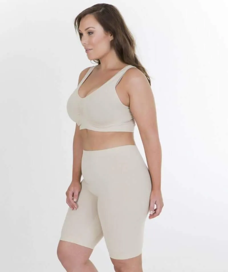 Sonsee High Back Comfort Wire-Free Bra - Nude