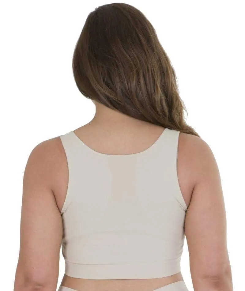 Sonsee High Back Comfort Wire-Free Bra - Nude