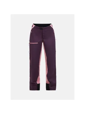 Spodnie damskie Peak Performance W Ascent Softshell Pants fioletowy