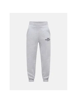 Spodnie dresowe dziecięce Peak Performance Jr Original Pants Mel SZARY
