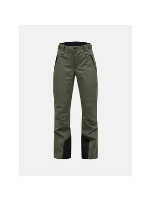 Spodnie narciarskie damskie Peak Performance W Anima Pants zielony