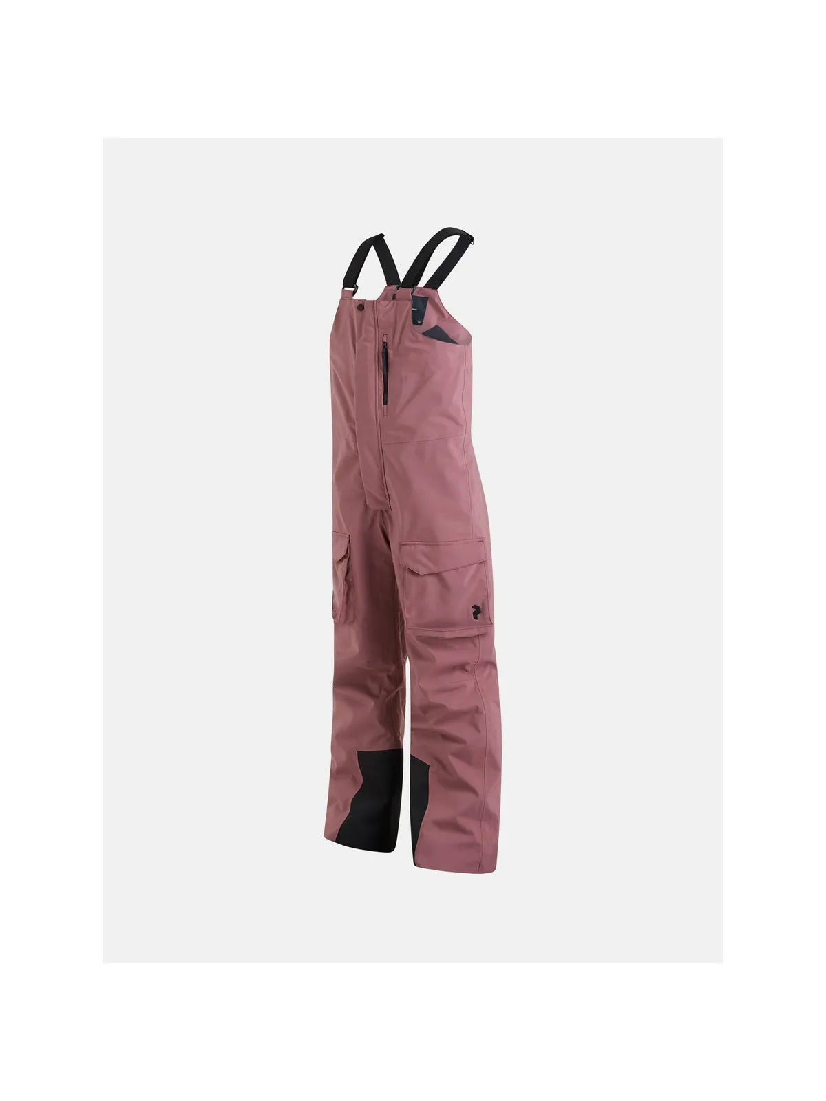 Spodnie narciarskie Peak Performance Jr Pact Bib Pants brązowy