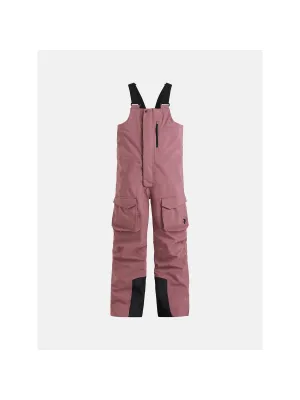 Spodnie narciarskie Peak Performance Jr Pact Bib Pants brązowy