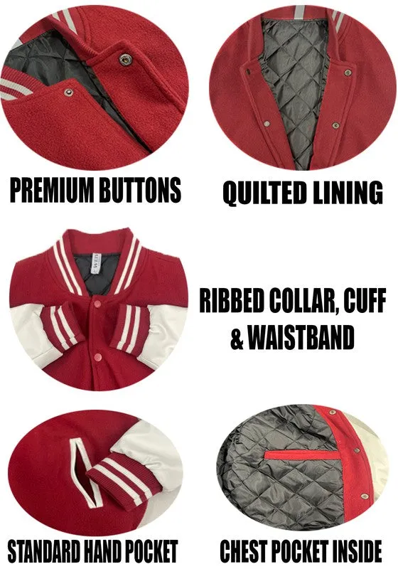 Sporty Varsity Jacket