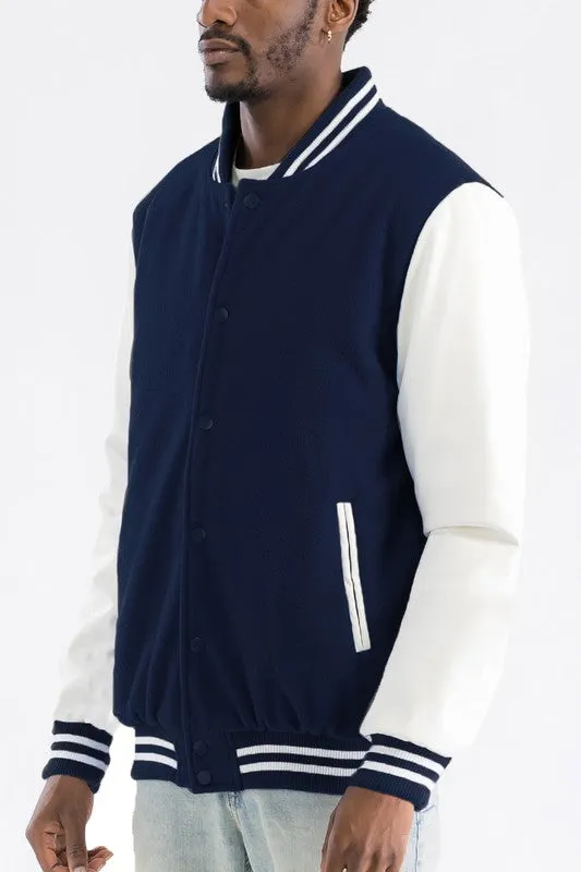 Sporty Varsity Jacket